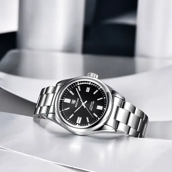 Montre mécanique automatique de luxe pour homme BENYAR