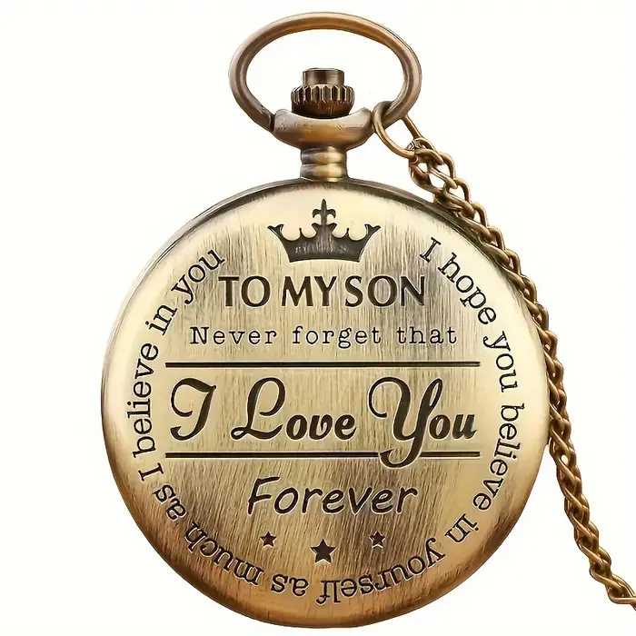 Montre à gousset — Montre de poche Vintage «à mon fils»