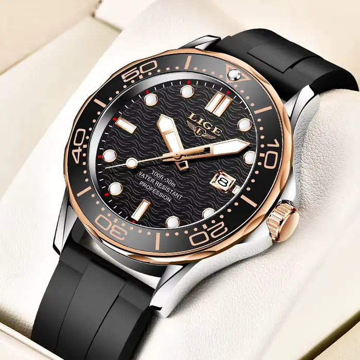 2025 LIGE nouvelles montres pour hommes d'affaires montre de plongée de luxe