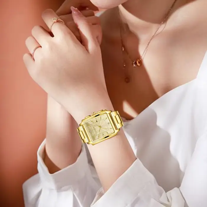 Montre Femme LIGE 2026 Lumineuse avec Calendrier