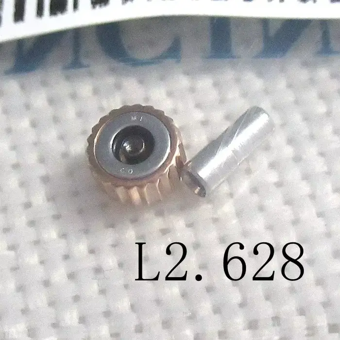 1 jeu de couronne de montre en acier