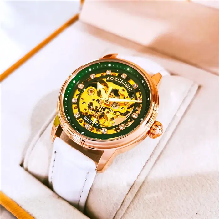 AOKULASIC Montres mécaniques automatiques étanches pour femmes