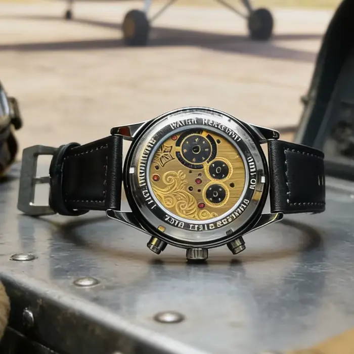 Montre mécanique automatique pour homme avec design squelette