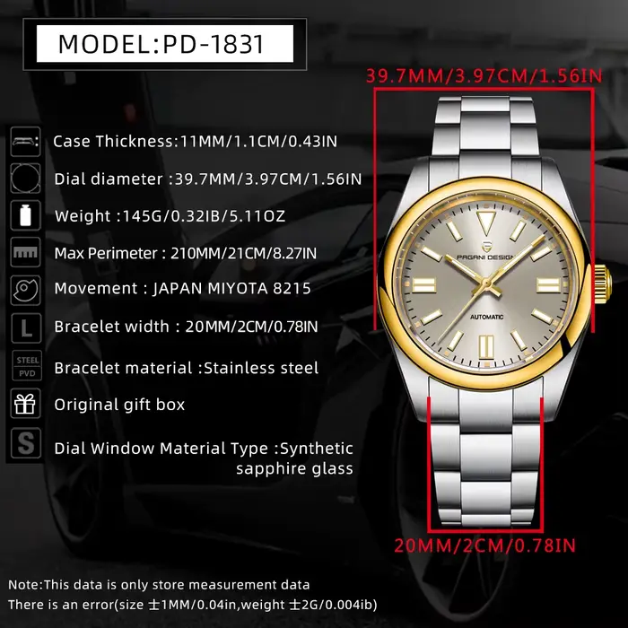 Nouvelle Montre Homme PAGANI DESIGN 2026