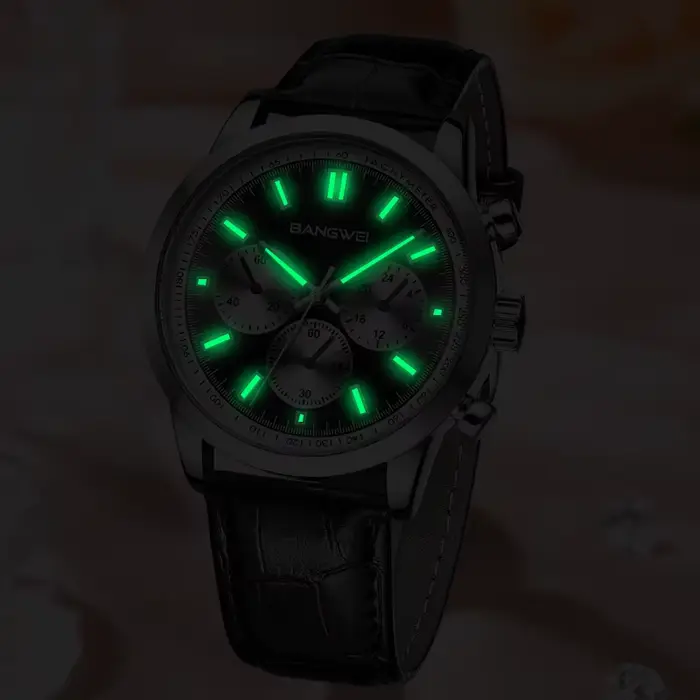 Montre LIGE élégante pour femmes, quartz, chronographe, étanche, lumineuse, idéale pour affaires et sport, avec affichage double numérique et roman