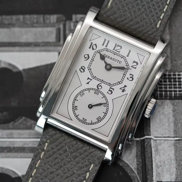 Montre Mécanique Automatique Carrée Rétro FARASUTE Guangzhou pour Homme