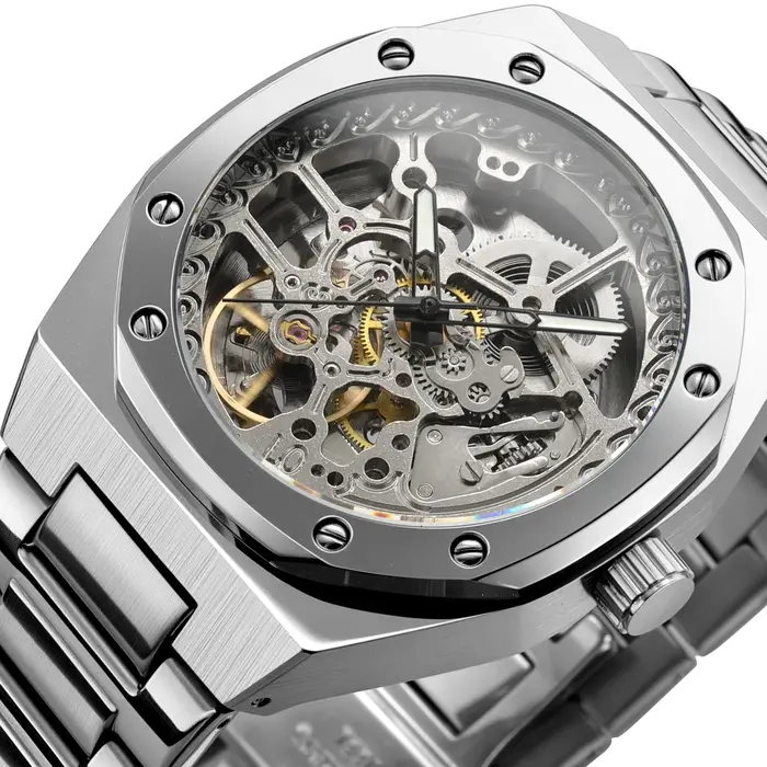Nouvelle Montre Homme FORSINING Originale Haut de Gamme 2026 en Acier Inoxydable