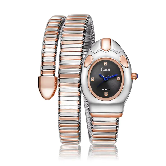 Montre à quartz serpent pour femme, montre-bracelet élégante pour femme, montre commémorative Zodiac