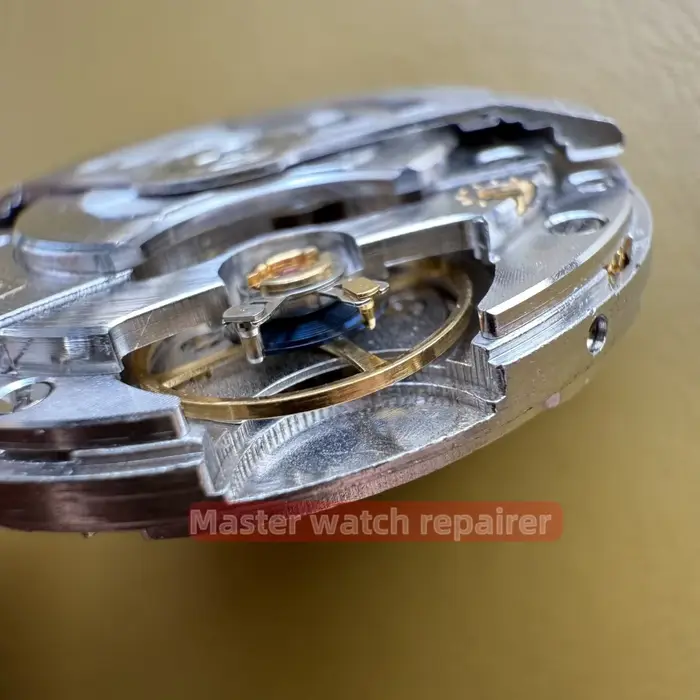 Mouvement 3285 GMT VR3285 Maître Autonomie 72 Heures Balancier Bleu 4 Aiguilles Hommes Occasions Spéciales
