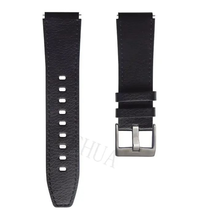 Bracelet de montre en cuir véritable, 22mm, pour Garmin venus 2, Original, à reloques rapides, pour 