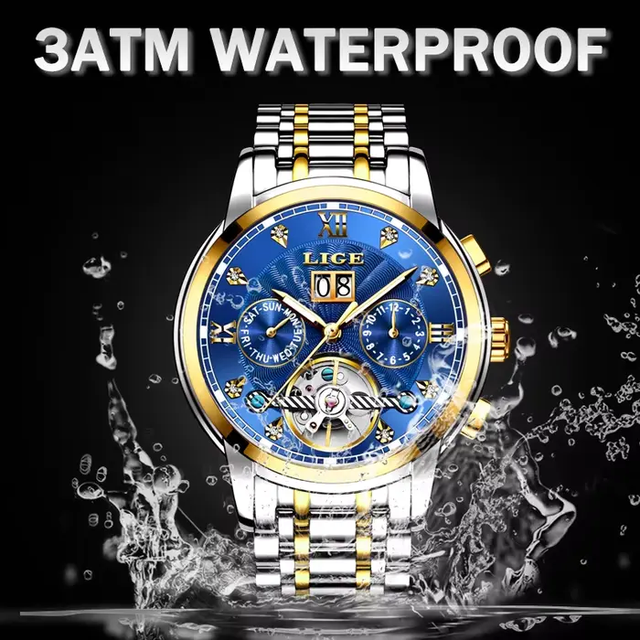 Montres pour hommes LIGE Fashoin