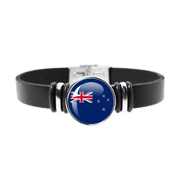 Bracelet drapeau National Espagne Cabo Verde Sénégal français Norvège Argentine Algérie