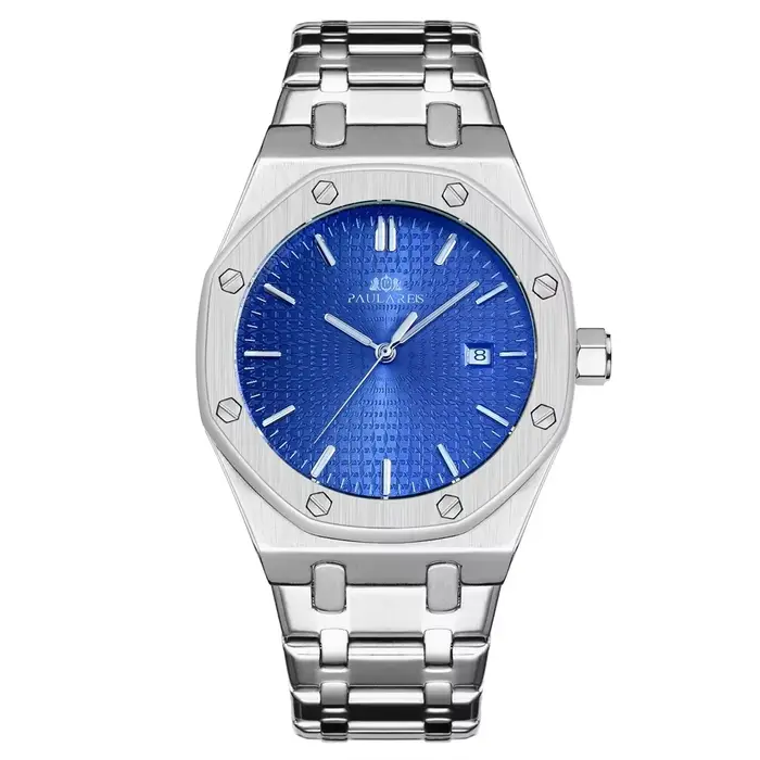 Montre Paulareis P Automatique Randonnée Bracelet Acier Inoxydable Style Sport Occasions Spéciales Hommes
