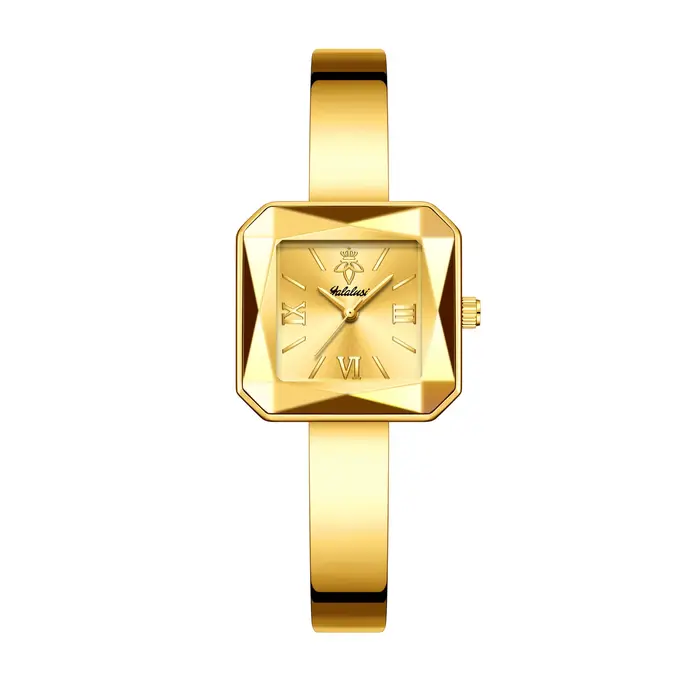 Montre-bracelet pour femme de la marque Yalalusi avec cadran carré : un cadeau sophistiqué pour les 