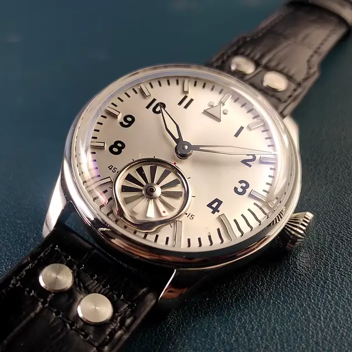 Montre mécanique manuelle pour homme VaKuy Turbo Dafei, mouvement Seagull St3621, étanche, lumineuse