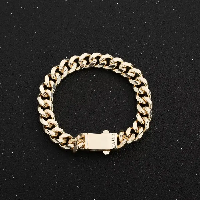 Bracelet et collier de luxe Monaco en zircon blanc bijoux en laiton 14k chaîne Monaco décoration diamants noirs et blancs bijou unisexe pour femmes et hommes occasions spéciales
