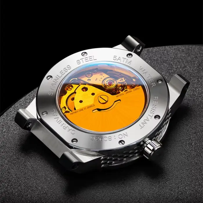 Relogio Masculino carnaval mécanique montre d'affaires pour hommes marque de luxe automatique montre-bracelet 50M étanche 2024 Reloj Hombre