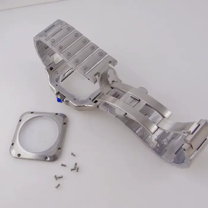 Accessoires de montre bicolores en acier inoxydable 316L