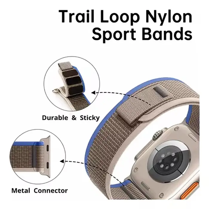 Bracelet Trail Loop pour bracelets de montre Apple 11 42/46mm 44mm 40mm 41mm 45mm
