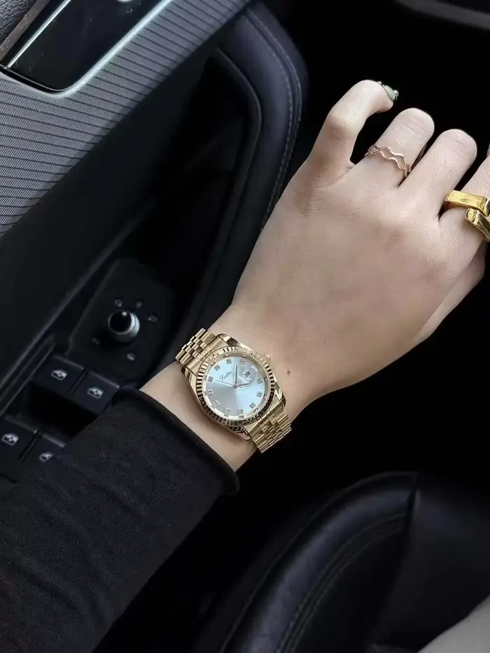 Montre à quartz pour femmes et filles