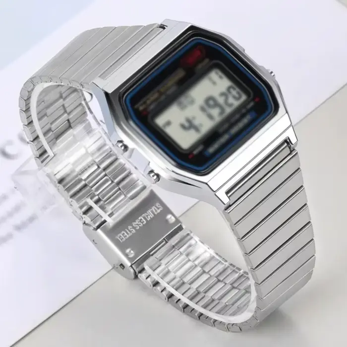 Bracelet de montre Vintage pour CASIO F-91W/A158/A159/A168/A169/B650/AQ230 /AE500W