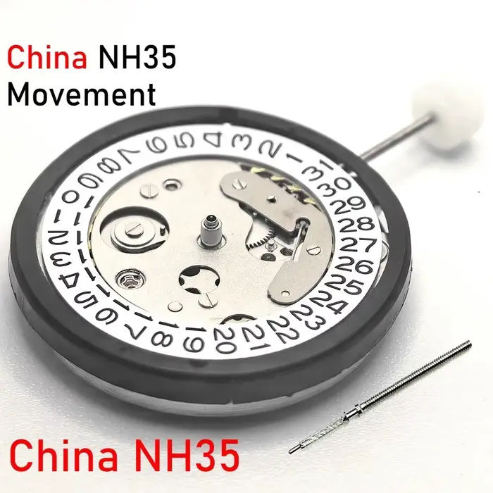 Le mouvement NH35 chinois peut remplacer le mouvement japonais NH35, date à 3 heures, calendrier, ha