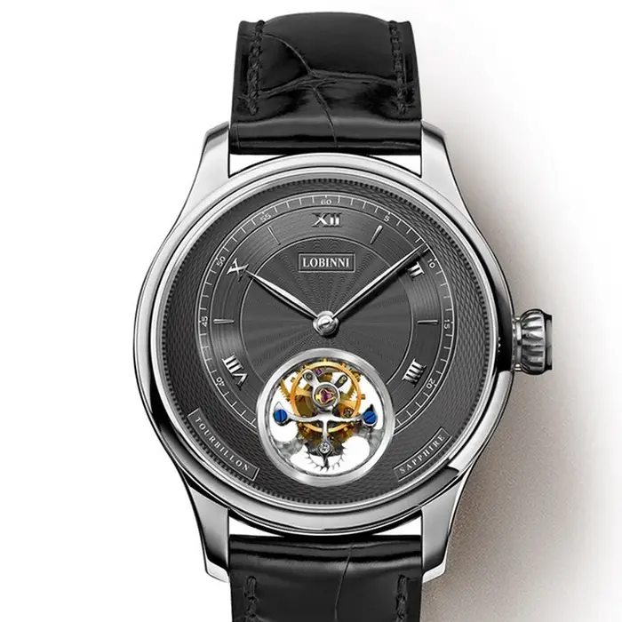 Tourbillion montre de luxe hommes