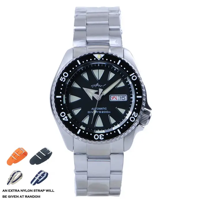 Heimdallr – montre automatique pour hommes, 44.8mm, montre-bracelet mécanique, plongeur, étanche 20 