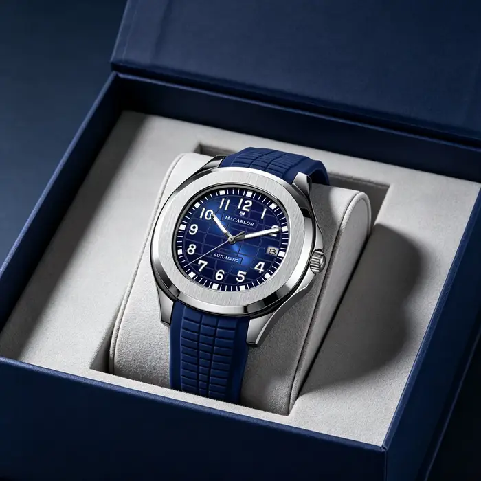 Nouvelle montre sport mécanique MACARLON de 42 mm pour homme