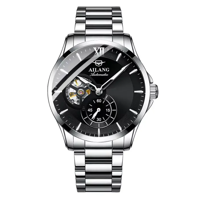 Montres pour hommes, tourbillon squelette, lumineuses, mécaniques, à remontage automatique, montre-b