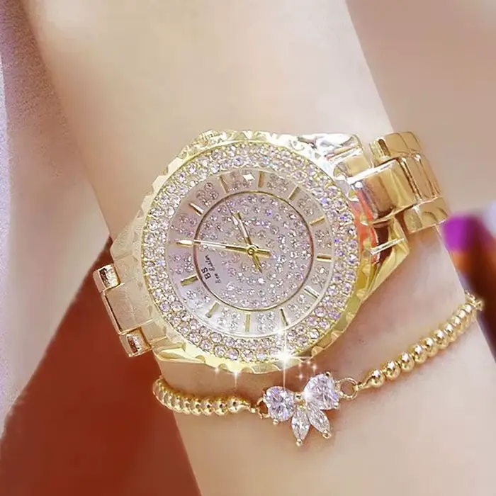 Femmes Bracelet en or robe montres 2025 Top marque de luxe dames