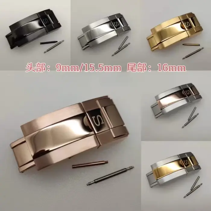 Boucle de montre en acier S pour montres Seiko élégante avec options de couleurs variées pour bracelet en acier ou en silicone pour femmes et hommes occasions spéciales