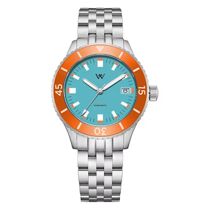 Montre mécanique WM Watch 2565 saphir résistante à l'eau pour homme style casual et fashion occassions spéciales et quotidiennes