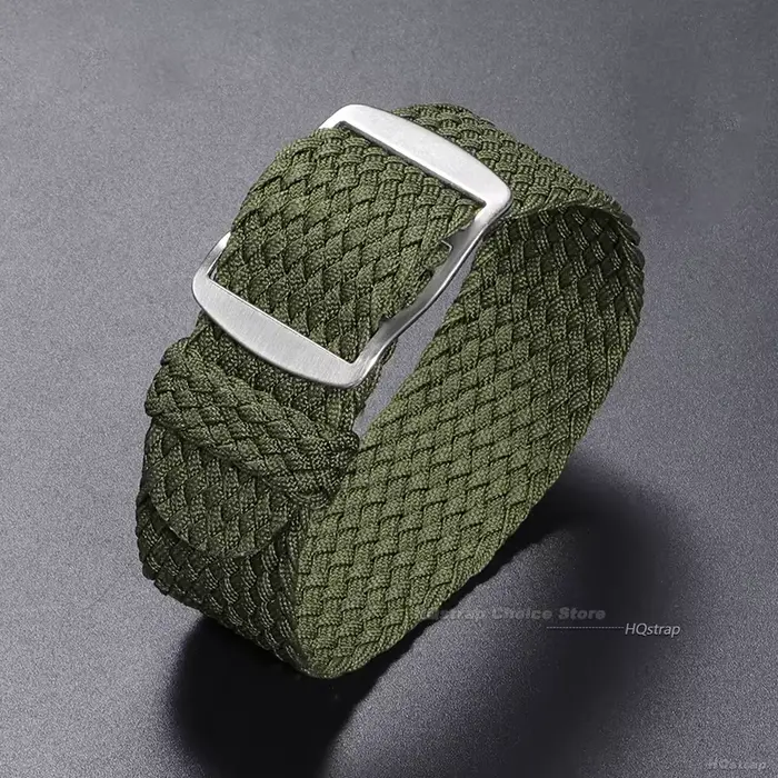 16mm 18mm 20mm 22mm Bracelet pour Perlon tissé Nylon bracelets de montre