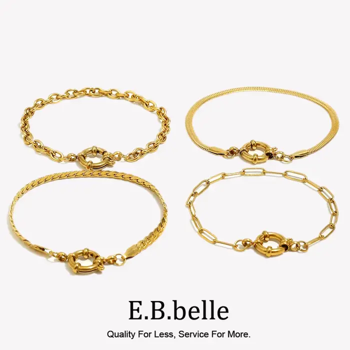 E.B.belle – Bracelet à chaîne avec boucle de fronde