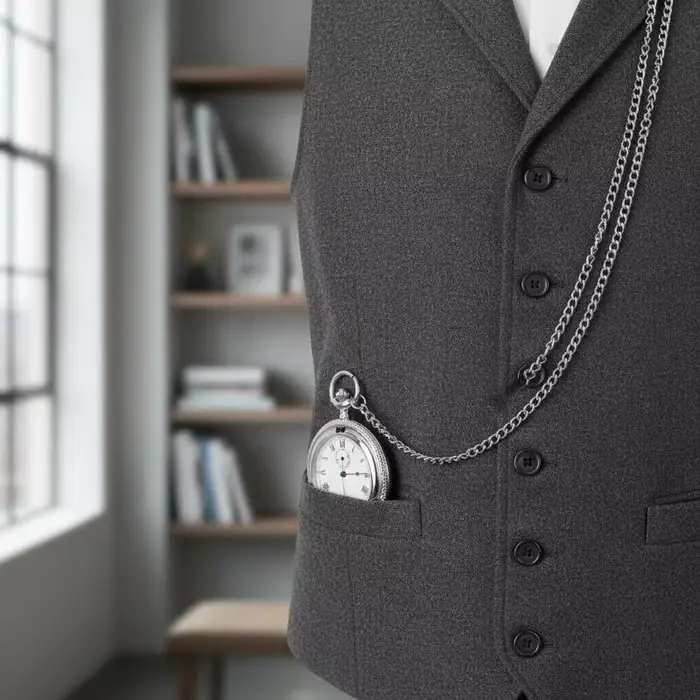 Chaîne de montre de poche en alliage tendance