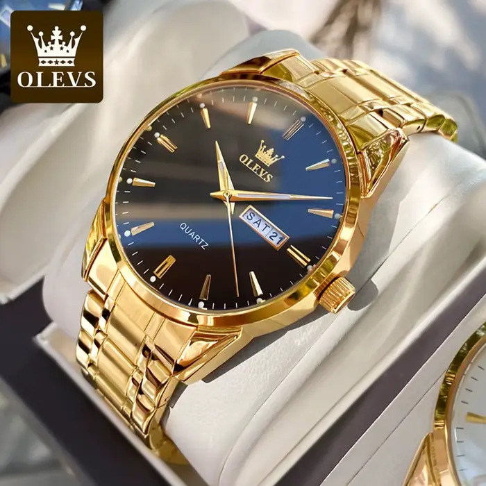 Montres-bracelets classiques en or pour hommes