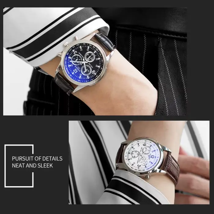 Montres à Quartz lumineuses pour hommes YAZOLE Top marque de luxe montre-bracelet