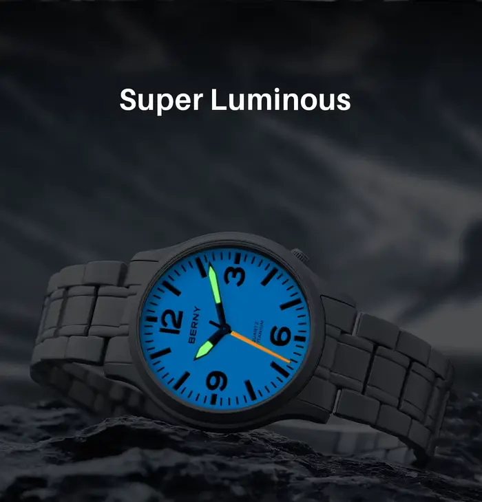Montres BERNY en titane pour hommes