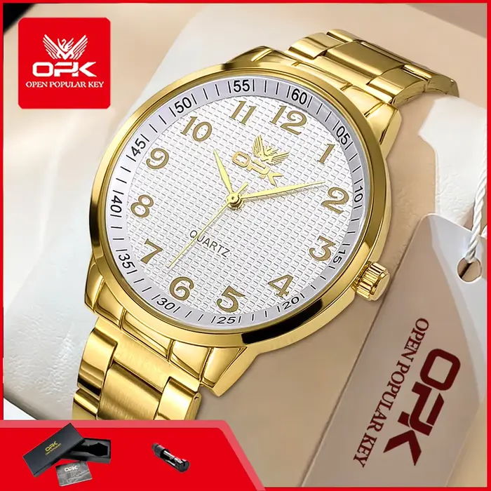 Montres à quartz de luxe OPK 6008 pour hommes