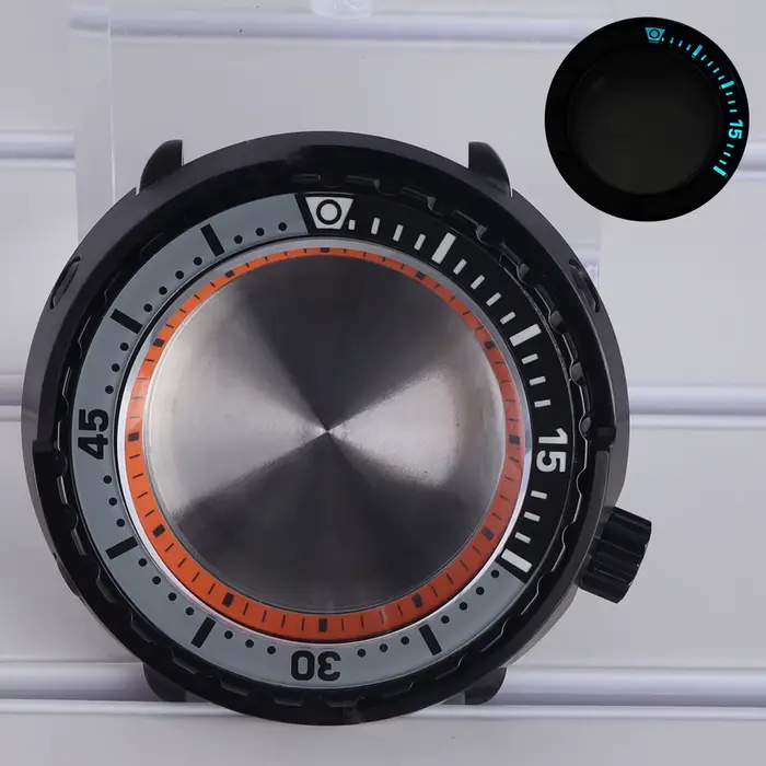 Boîtier de montre de plongée modifié 47mm