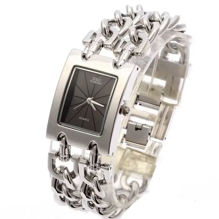 G & D-Montre en diamant pour femme