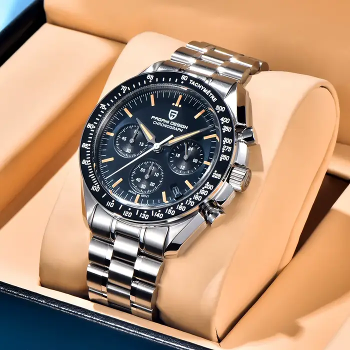 PAGANI DESIGN 2026 nouvelle lune montres pour hommes montre à Quartz de luxe