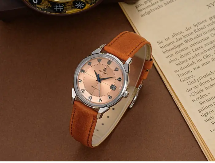 Baltany – montre automatique pour hommes, 36mm, montre-bracelet mécanique, miroir saphir, étanche à