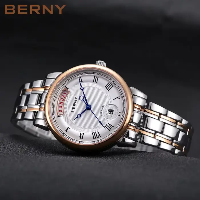 BERNY montre à Quartz pour femmes mouvement VJ45