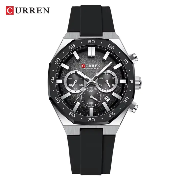 CURREN Sport hommes montres haut de gamme de luxe Auto Date montre hommes étanche lumineux AQUANAUT