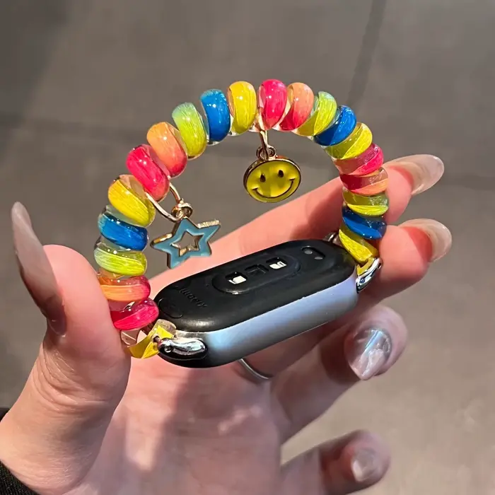Bracelet de montre élastique en caoutchouc pour Mi Band 10 9 8 NFC Miband poignet ceinture de remplacement accessoires pour Xiaomi miband 10 sangles unisexe occasionnels polyvalents