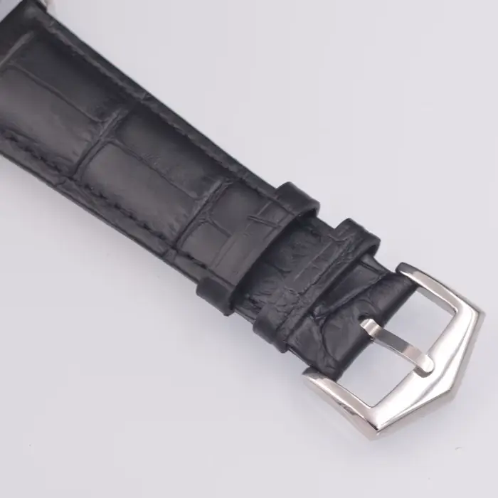 Montre mécanique automatique en cuir pour homme