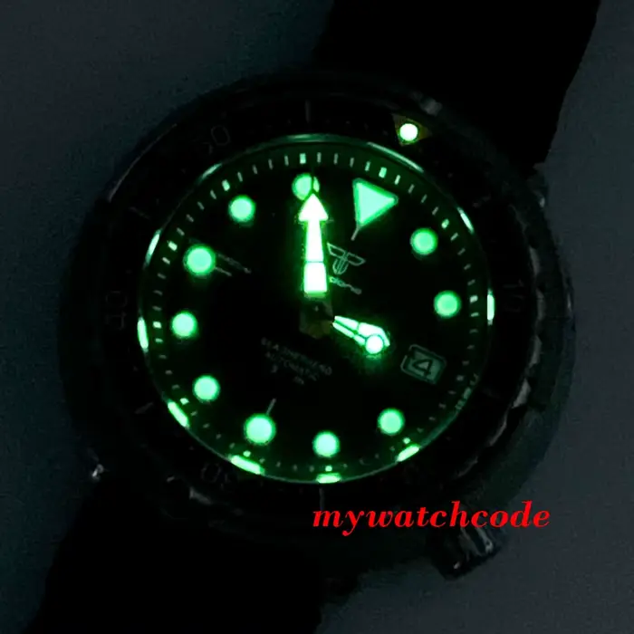 Montre mécanique pour homme Tandorio Tuna Dive en acier
