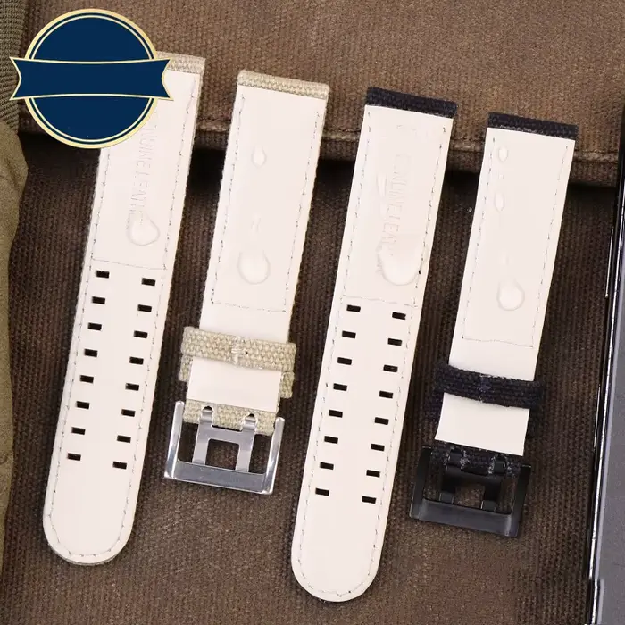 Bracelet de montre en toile pour Hamilton kaki/aviation/camp sports de plein air nylon +